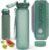 Hydracy Water Bottle with Time Marker -Large BPA Free Water Bottle & No Sweat Sleeve -Leak Proof Gym Bottle with Times to Drink – Ideal for Fitness Sports & Outdoors