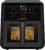 Chefman Air Fryer TurboFry 7-Qt, 6-in-1 High-Powered 450°F Cooking for Crispier Results, Compact Space-Saving Design, Air Fry, Bake, Broil, Reheat, Dehydrate, Defrost, Fast & Even Cooking – Black