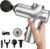 LEERCON Mini Massage Gun,Portable Deep Tissues Muscle Massager, 4 Massages Head and 6 Speeds,Suitable Gifts for Fathers, Mothers, Women, and Men