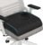 TranquilRelax Large Seat Cushion, Memory Foam Cushion for Long Sitting Hours on Office Chair, Car Seat, Non-Slip Chair Pad for Sciatica, Coccyx, Tailbone Pain Relief & Post-Surgery Recovery (Black)