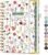 2026 Planner, Hardcover Weekly and Monthly Planner for Women, January 2026 – December 2026, Spiral Yearly Agenda Organizer Book 2026 with Tabs, Daily Calendar Planners for School Work Home, A5 (5.75″ x 8.38″), Wildflower Garden