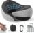 SZXYX Travel Pillows – 100% Pure Memory Foam Neck Pillow for Airplanes, Comfortable Breathable Cover, 360° Support Stowable Pillows for Sleeping, Car, Airport Travel Essentials Dark Grey