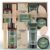 Birthday Spa Gift Set for Her – 6Pcs Bath and Body Kit with Shower Gel, Body Lotion, Bath Salt, Scrub, Massage Stick – Whispering Woods Spa Basket for Women Mom Wife Girlfriend