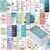 Jinei 300 Inspirational Affirmation Cards Bulk Daily Positive Motivational Gifts Cards Small Mini Encouragement Quotes for Women Coworker Team(Flower Style)
