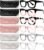CCVOO 2.0 Style Reading Glasses for Women, Stylish Eyeglasses, Blue Light Readers, Cheaters, (A1 Mix)
