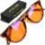 Orange Blue Light Blocking Glasses for Better Sleep – 99.5% Premium Acetate Migraine Glasses for Women & Men