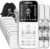 AUVON 4 Outputs TENS Unit Muscle Stimulator with 24 Modes & Intuitive Operation Design, FSA & HSA Eligible, TENS Machine with 10 TENS Pads, Electronic Pulse Massager for Back Pain Relief Therapy