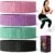 Resistance Bands, Workout Bands, Exercise Bands for Working Out with Workout Bands Guide, 4 Levels Booty Bands, Leg Exercise Bands Resistance, Glute Bands, Non-Slip Fabric Elastic Bands for Men Women
