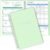 Wellness Planner & Fitness Log – Daily Diet & Health Journal with Weight Loss, Wellness Journal Notebook for Tracking Fitness, Sleep, Nutrition, Meal, Habits, A5(5.8 x 8.6 inch) (Green)