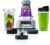 Ninja Foodi Personal Blender | Smoothie Bowl Maker with Storage Lid, Nutrient Extractor and Mixer | 1200-Peak-Watt smartTORQUE Motor | Hybrid Edge Blades, (2) 24-oz. Cups | Silver | SS101