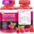 Magnesium Glycinate Gummies 600mg, High Absorption Magnesium Gummies with L-Threonate, Calcium, Vitamin B6, D3, Sugar Free Chews for Adults & Kids Relaxation, Stress Relief, Night Rest