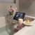 IEEK Expandable Bath Tray with Wine and Book Holder – Clear Acrylic Bathtub Caddy Shelf – Plastic Board Gift for Women
