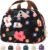 CaCTOUR Lunch Box for Women Girls Teens,Cute Lunch Box Cooler Bag, Portable Insulated Small Lunch Bag Women Reusable Corduroy Lunch Tote for Work/Travel/Picnic/School (Flower)