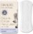 SANDIS Premium 100% Organic Panty Liners – Chemical Free Cotton Ultra Thin Liner for Women | Feminine Sanitary Napkins Unscented Everyday Use Leak Protection (Regular, 36 Count, Wrapped)