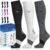 NEWZILL Medical Compression Socks for Women & Men, 20-30 mmHg Knee-High Support for Circulation, All-Day Comfort for Work Travel Running Cycling and Fitness