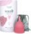 Saalt Menstrual Cup – Reusable Period Cup – Made for Comfortable, Leak-Free Protection Up to 12 Hours – BPA & Latex Free – Includes Cup & Carry Bag (Regular, Himalayan Pink)