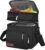 MIYCOO Lunch Bag & Lunch Box for Men Women, Double Deck Leakproof Insulated Soft Large Adult Camping Cooler bag for Work, Beach, Picnic, Travel (Black, 15L)