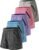 Liberty Imports 1 or 5 Pack Womens Lounge Workout Shorts with Zipper Pockets 5″ Inseam Lightweight Athletic Casual Shorts