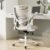 MUXX.STIL Office Chair, Ergonomic Desk Chair with Adjustable Lumbar Support and Flip up Armrest, Breathable Mesh Computer Chair for Home Office, Khaki