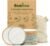 Bambaw Reusable Makeup Remover Pads, 22 Face Rounds with 1 Bag for Laundry & Storage, Washable Cotton Rounds, Soft & Exfoliating Reusable Face Pads