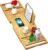 Bathtub Tray Caddy – Bath Tray – Bath Tub Tray Caddy – Bamboo Bath Table Tray for Tub – Expandable Size, Fits Most Tubs