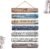 Yookeer Fathers Day Christian Wall Art Office Religious Wall Decor for Prayer Room Inspirational Wooden Bible Verses Bathroom Scripture Art Meditation Inspirational Hanging Wood Sign (English Style)