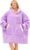 Kipswiza Oversized Wearable Blanket Hoodie for Women & Men, Cozy Sherpa Fleece Blankets Sweatshirt Lounging Pullover Birthday Gifts for Mom Sisters Girls Boys, Purple