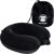 Travel Neck Pillow, Top Memory Foam Pillow for Head Support, Ideal for Airplanes, Cars, and Home Recliners, Adjustable and Soft (Black)