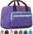 Insulated Lunch box for Women,Leakproof Quilted Thermal Lunch Bag, 14L Large Capacity Lunch Tote Bag Lightweight LunchBox Cooler for Work, School, Picnic or Travel with 2 Front Pocket -Purple