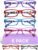 Gaoye 2.0 Reading Glasses for Women, 6 Pack Fashion Readers, Spring Hinge Eye Glasses, Blue Light Reading Glasses