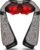 Blue Elf Shiatsu Electric Neck Back Massager Pillow 3D Kneading with Heat for Shoulder, Lower Back, Foot, Leg Muscles Pain Relief Relax in Car Office and Home (Gray)