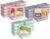 Bentgo Prep 60-Piece Meal Prep Kit – Reusable PFAS & BPA-Free Food Containers, 1-Compartment, 2-Compartment, & 3-Compartments – Microwave, Freezer, & Dishwasher Safe (Floral Pastels)