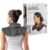 Sharper Image Heated Neck & Shoulder Wrap – Microwavable Warm & Cooling Plush Pad, Scented Aromatherapy (100% Natural Lavender & Herb Spa Blend), Pain Tension Headache Relief Therapy, Gift for Women