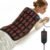UTK 30S Fast Heating Pad for Back & Period, 5X Deeper Far Infrared Pain Relief, 24″X20″ Extra Large Weighted Electric Heat Pad 3.3lb, 6 Heat Setting, 2H Auto Off, Birthday Gifts for Women Men Mom Dad