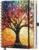 AHGXG Academic Planner 2026-2027, July 2026 – June 2027, Weekly and Monthly, 5.7″ x 8.3″, Hardcover, Spiral-Bound, Calendar, Agenda for Women, Student, School, 12-Month Tabs (Colourful Tree)