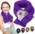 SunnyBay Microwave Heating Pad, Microwavable Heated Neck and Shoulder Wrap with Lavender, Soothing Pillow Hot & Cold Bean Bag, Aroma Warmer for Pain Relief, 26×5 Inches, 2.5 lbs, Purple