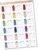 Hydrate Half Box Tracker Planner Stickers | Water Habit Tracker Labels | (B-028-R) Rainbow