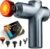 LEERCON Massage Gun with Heat, Deep Tissue Back Massager for Pain Relief, Mini Muscle Percussion Massage Gun, Fathers Day Dad Gifts Birthday Gifts for Men Women Home, Office & Travel, Blue