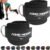AOHO MOOON Velcro Comfortable Adjustable Padded Ankle Wrist Cuffs Neoprene Padded Straps D-Ring Glute Kickback for Cable Machine, Ideal for Glutes Exercises