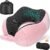 Cirorld Neck Pillow for Traveling, Travel Pillows for Airplanes,100% Pure Memory Foam Travel Neck Pillow, Adjustable Flight Pillow, Portable Plane Accessories with Eye Mask, Earplugs, Carry Bag