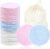 wegreeco 40 Pack Reusable Makeup Remover Pads, Washable Reusable Cotton Rounds Pads for Face, Makeup Remover Cloths for All Skin – (Velour, 3 Color)