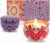 Scented Candles Gift Set – Aromatherapy Candle for Home, Portable Hotel Small Candles, Natural Soy Wax Tin Jar for Yoga, Bath, 2.5 Oz Long Lasting Time Gift for Women 2 Pack