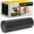 Deep Recovery Yoga Foam Roller for Physical Therapy & Exercise – Black Back Roller for Back Pain, Legs, and Shoulders, 12in x 4in Travel Size – Deep Tissue Massage for Myofascial Release