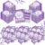 Tondiamo 200 Pcs Feminine Wet Wipes for Women Individually Wrapped Flushable Wipes Travel Size Soothing Personal Wipe Cleansing Natural Ingredients for Feminine Daily Use(Lavender)