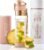 MAMI WATA Fruit Infuser Water Bottle – 24 oz – Tritan Plastic – Unique Stylish Design – Fruit Infused Water recipes eBook & Insulating sleeve – Beautiful Gift Box
