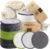 Greenzla Reusable Makeup Remover Pads, Washable Bamboo Cotton Rounds with Mesh Laundry Bag, Travel Pouch, Pad Holder – Reusable Cotton Rounds for All Skin Types – Perfect for Face Care, 30 Pack